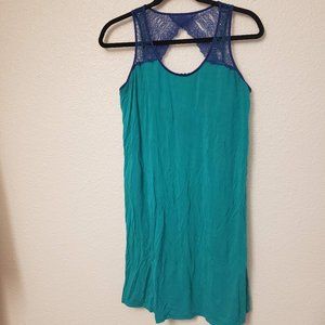 Soma Green and Blue Lace Nightgown